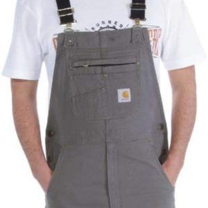 Carhartt mens Rugged Flex® Relaxed Fit Canvas Bib Overall, 32x32